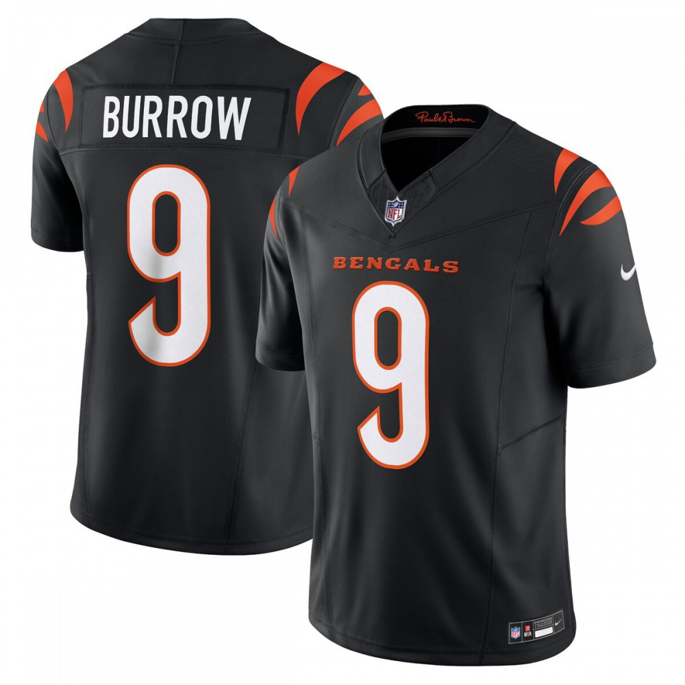 Joe Burrow Cincinnati Bengals Nike Vapor F.U.S.E. Limited Jersey - Black-GridironStore